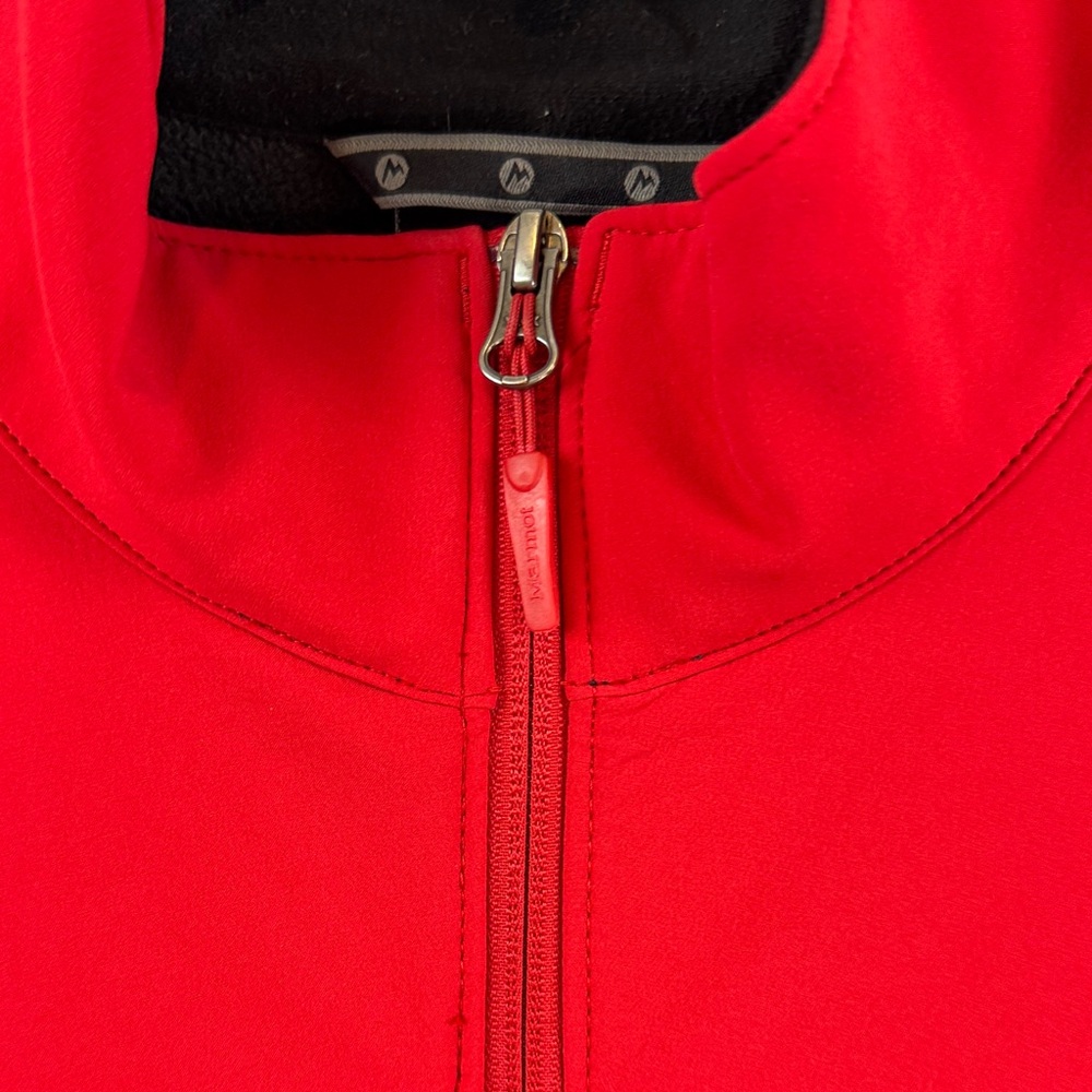 Marmot Men's Vibrant Red Performance Full Zip Front Pockets Jacket Size XXL - Picture 5 of 13